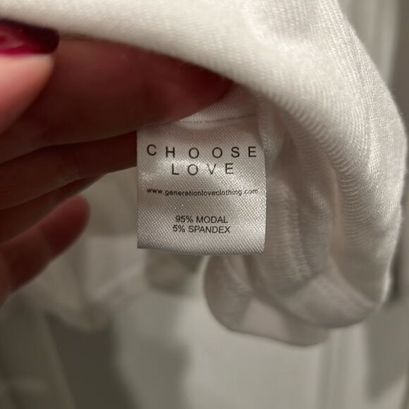 Price Drop!!! Generation Love White Lace Up Top, Size Medium - Picture 5 of 7